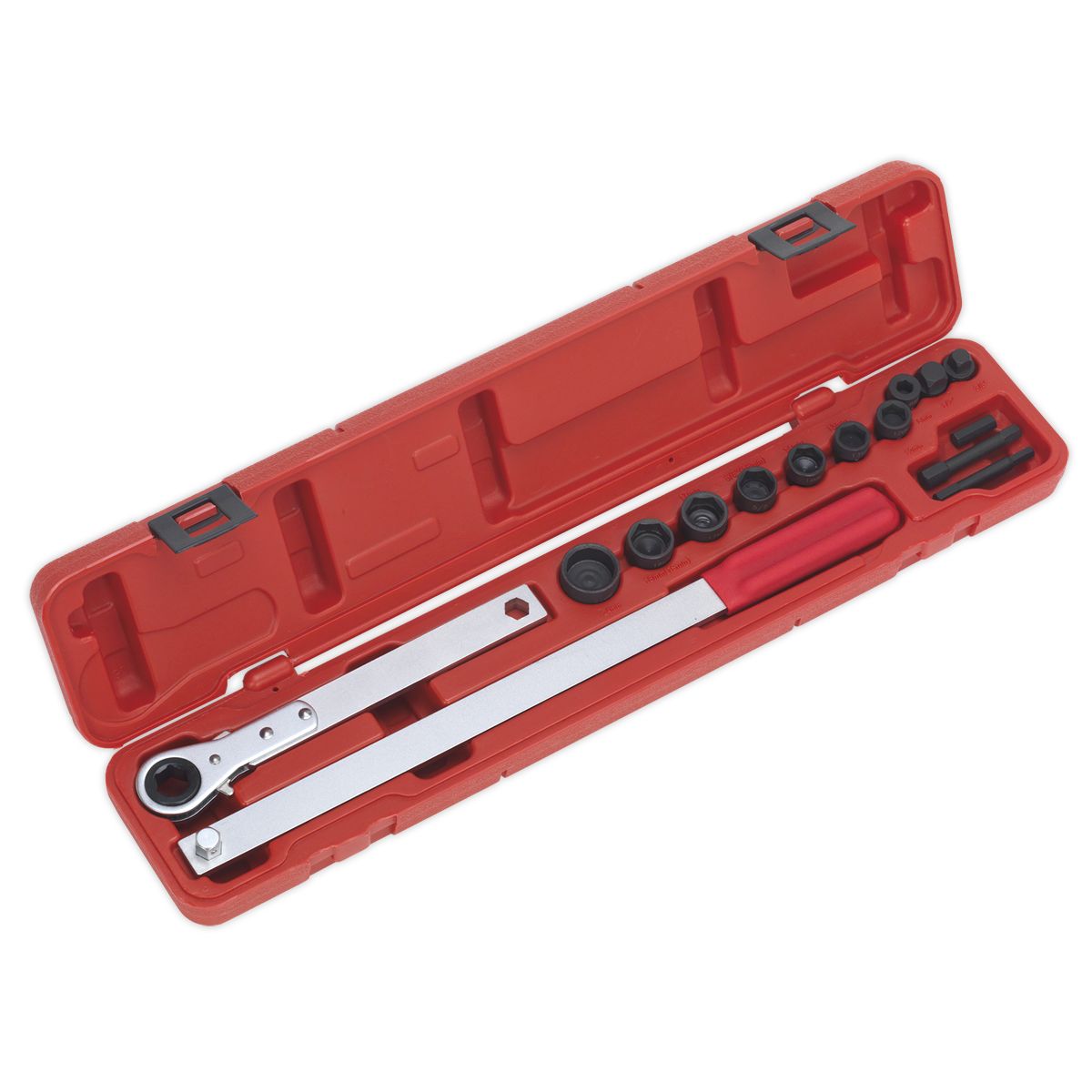 Sealey Ratchet Action Auxiliary Belt Tension Tool Kit - Image 1