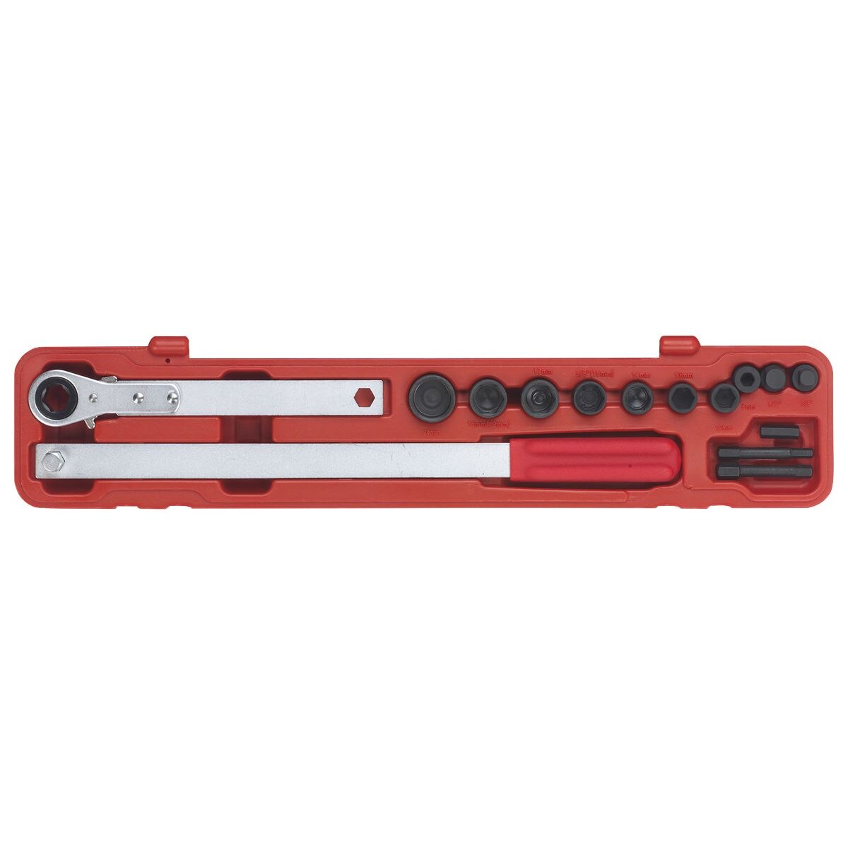 Sealey Ratchet Action Auxiliary Belt Tension Tool Kit - Image 2