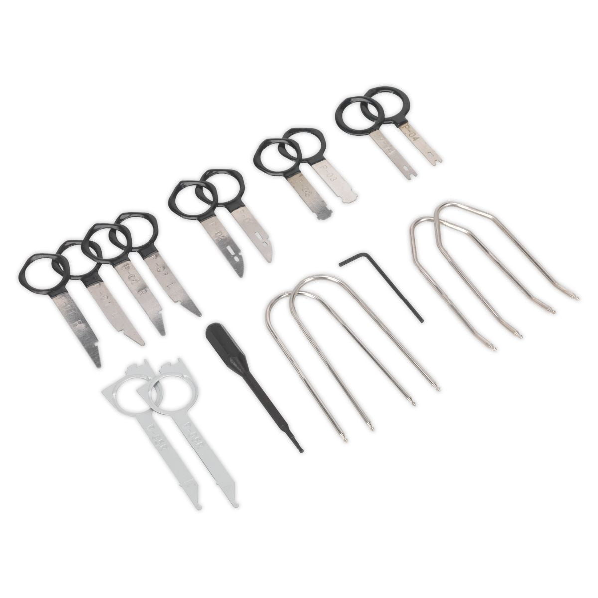 Sealey Radio Release Tool Set 18pc - Image 1