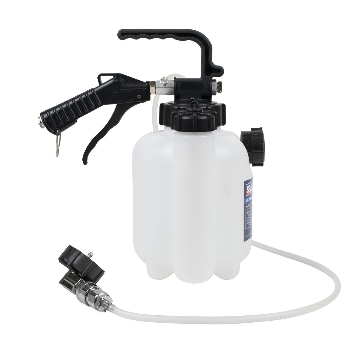 Sealey Pneumatic Brake & Clutch Bleeder 2.5L - Image 6