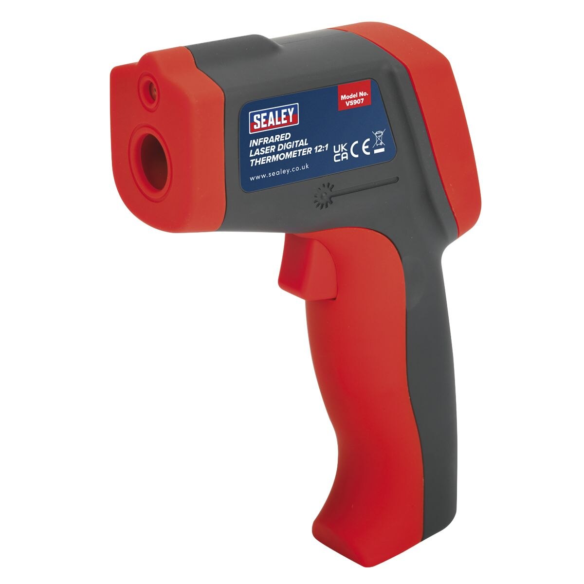 Sealey Infrared Laser Digital Thermometer 12:1 - Image 2