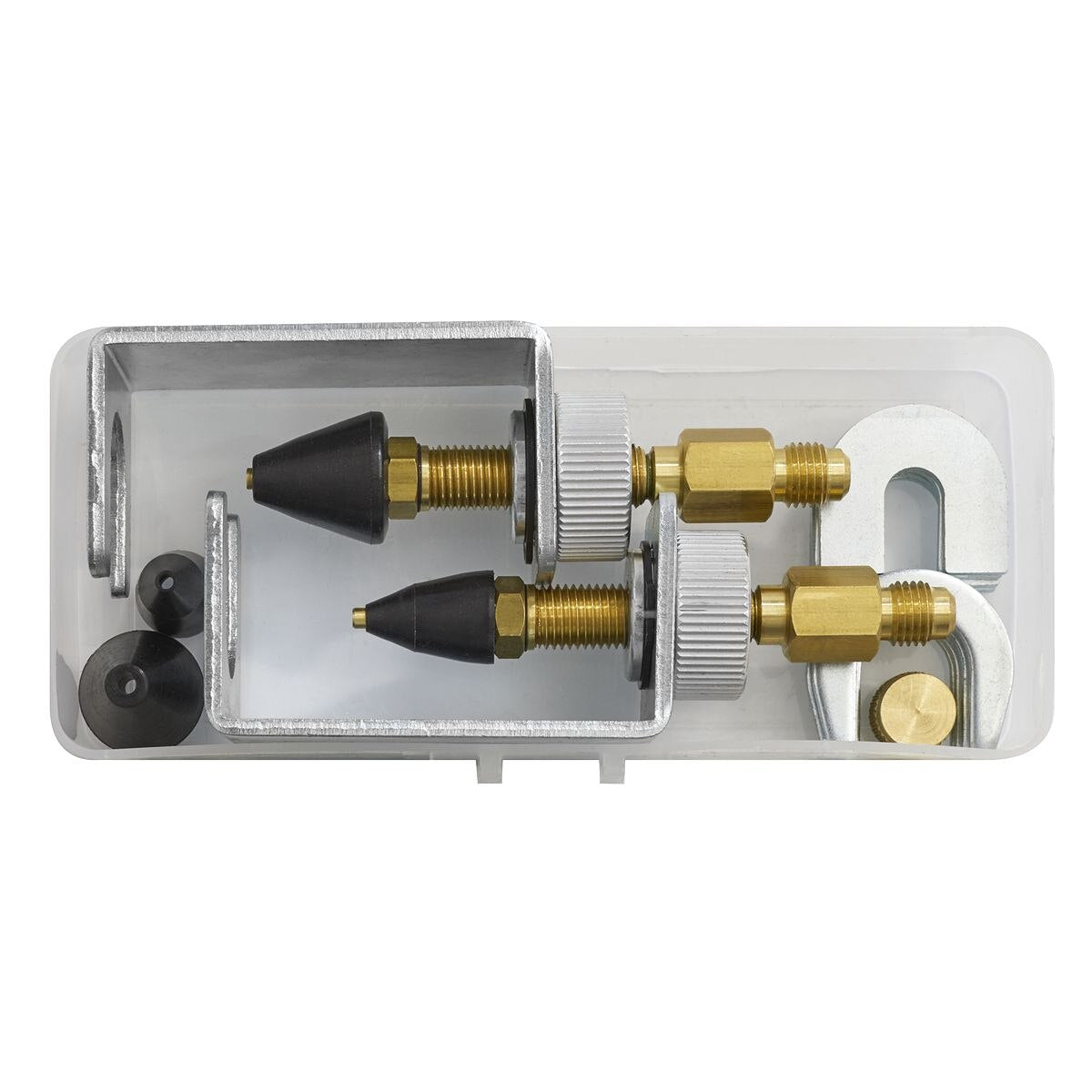 Sealey Air Conditioning Pressure Test Connector Kit 13pc - Image 2