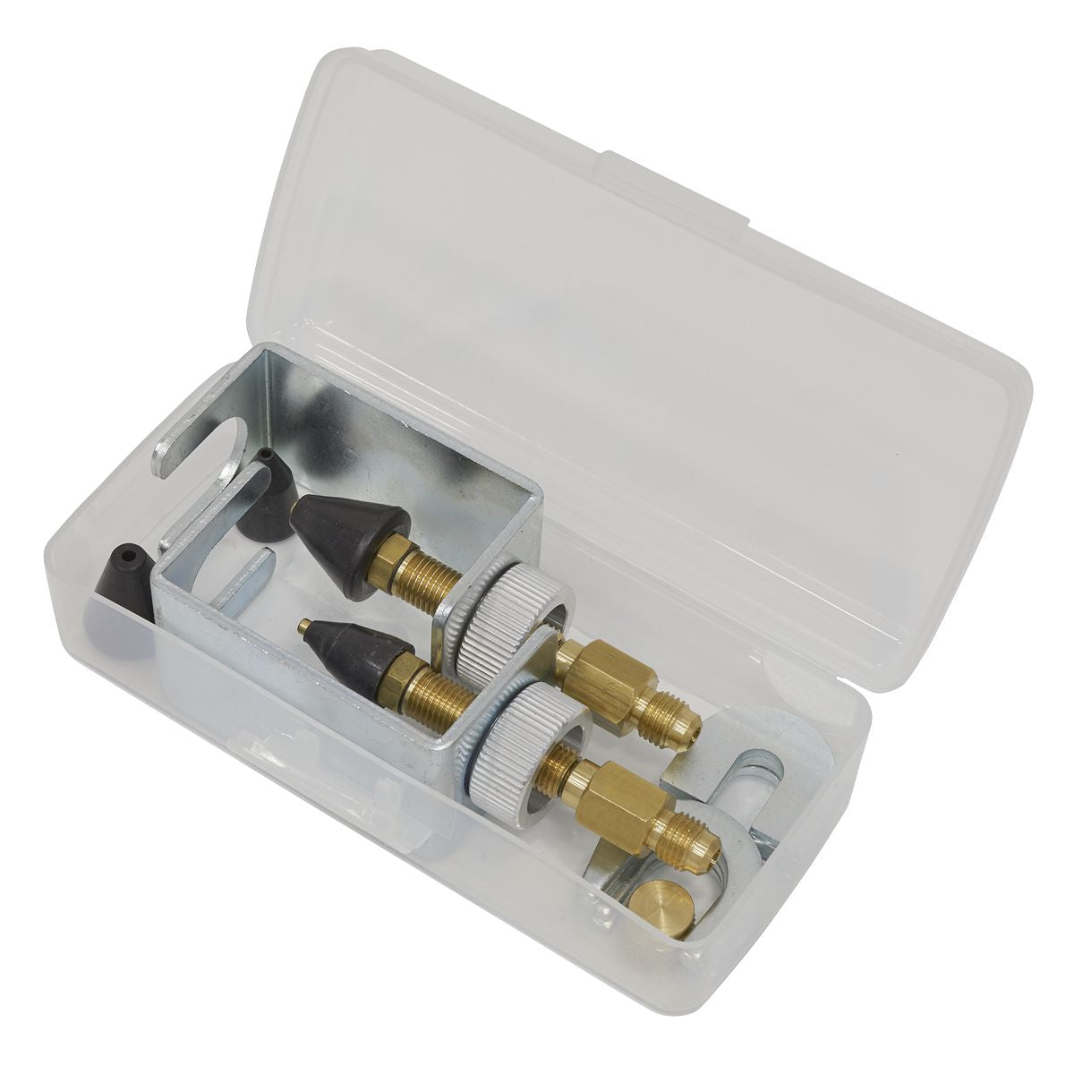 Sealey Air Conditioning Pressure Test Connector Kit 13pc - Image 3