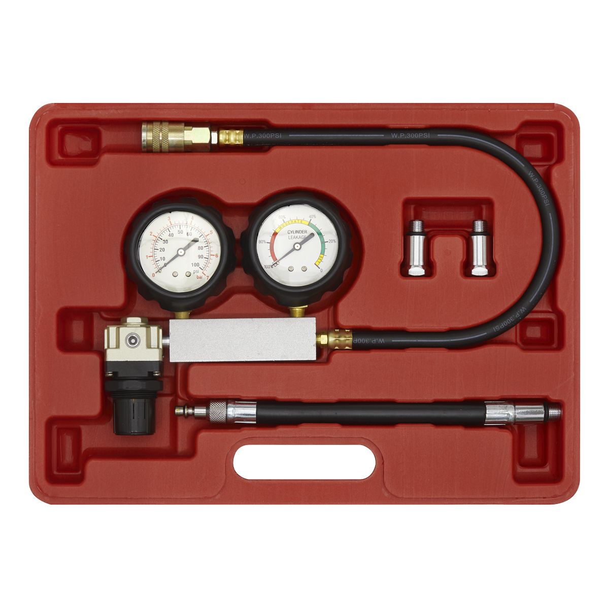 Sealey Petrol Engine 2-Gauge Cylinder Leakage Tester - Image 2