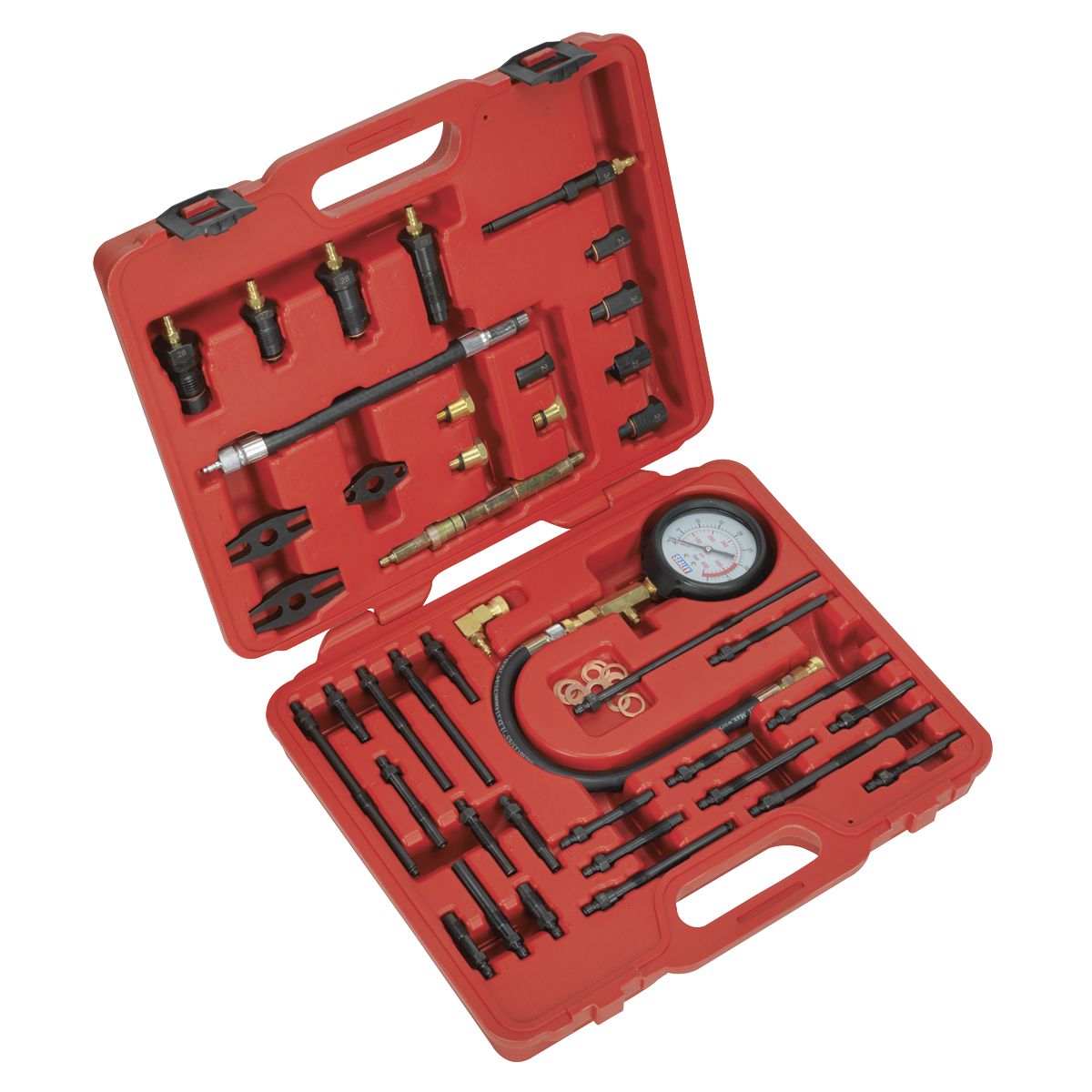Sealey Petrol & Diesel Master Compression Test Kit - Image 1