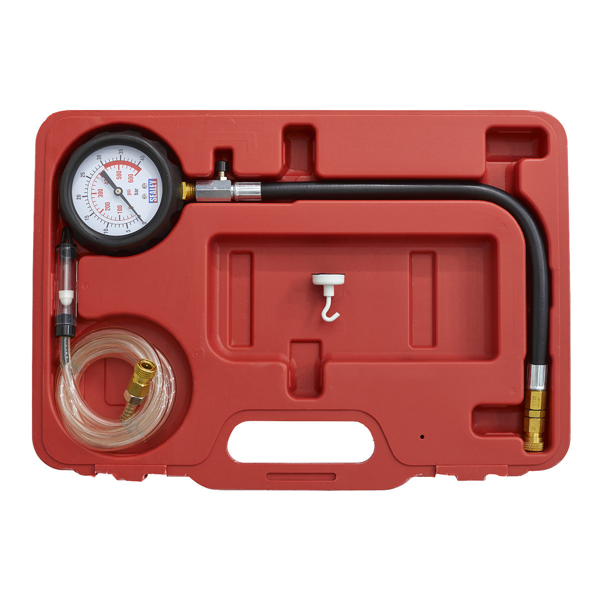 Sealey Diesel Compression Gauge, Hose & TDC Base Kit VSE3157