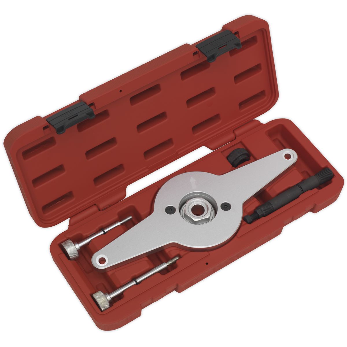 Sealey Vibration Damper Holding Tool - VAG 1.8/2.0 TFSi - Chain Drive - Image 1