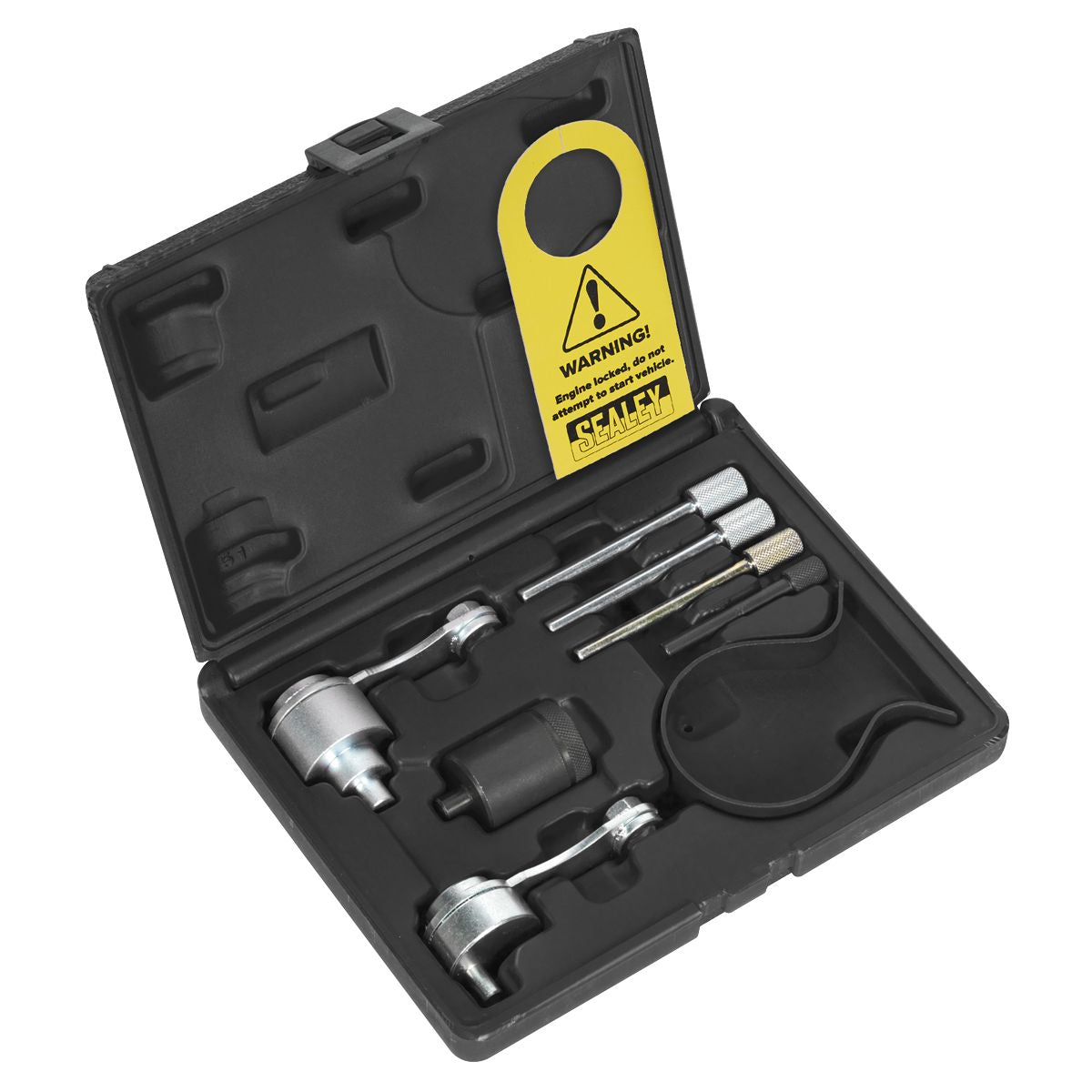 Sealey Diesel Engine Timing Tool Kit - for Land Rover, Jaguar, Citroen, Peugeot 2.7D/3.0D - Belt Drive - Image 1