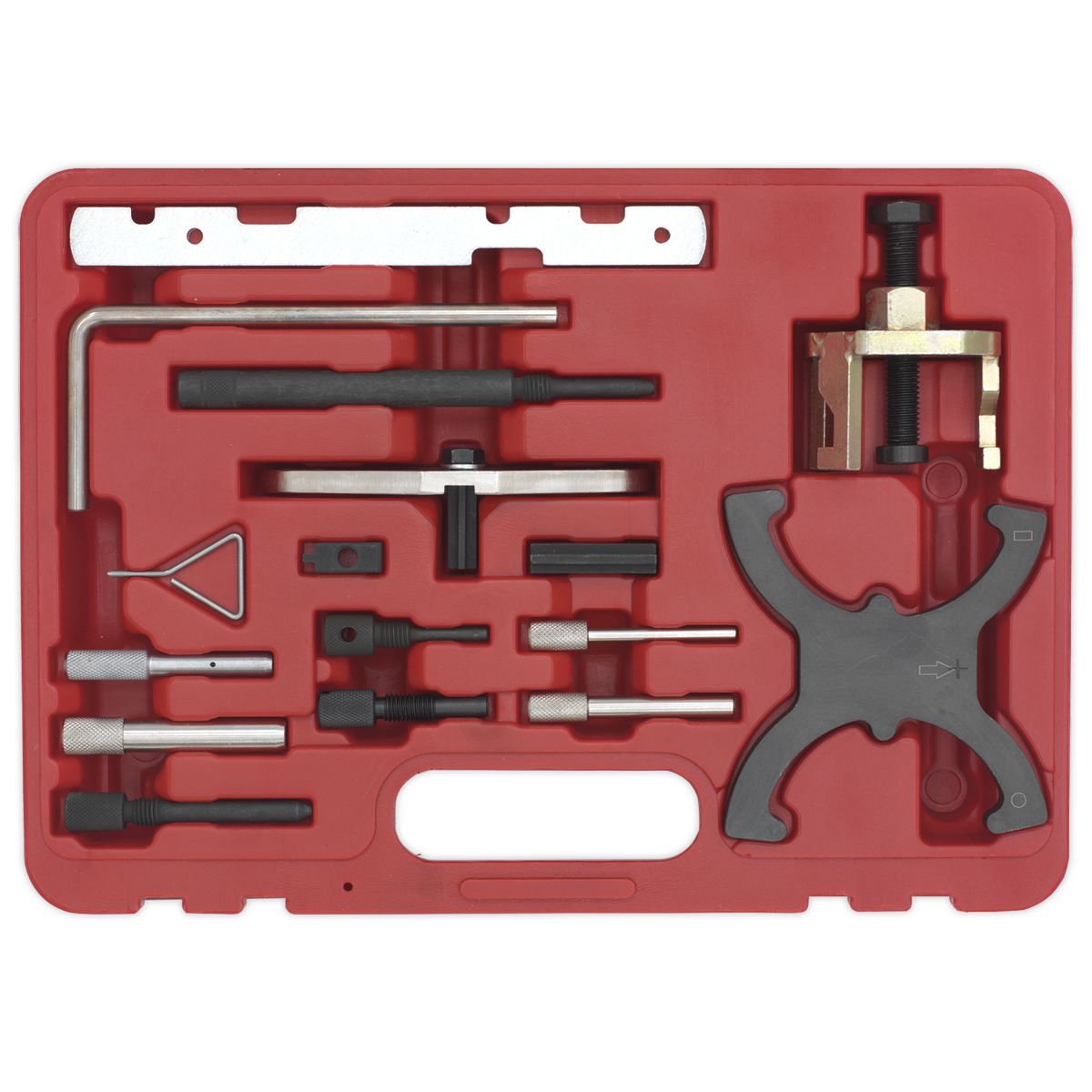 Sealey Diesel/Petrol Engine Timing Tool Combination Kit - for Ford, PSA - Belt/Chain Drive - Image 2