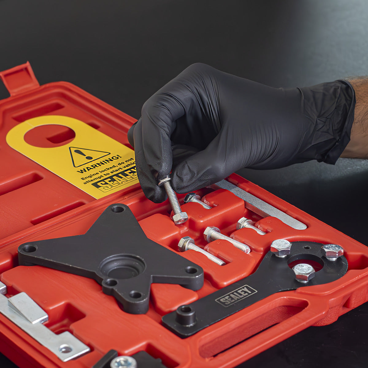 Sealey Petrol Engine Timing Tool Kit - for Alfa Romeo, Fiat, Ford, Lancia 1.2/1.4 8v - Belt Drive VSE5061