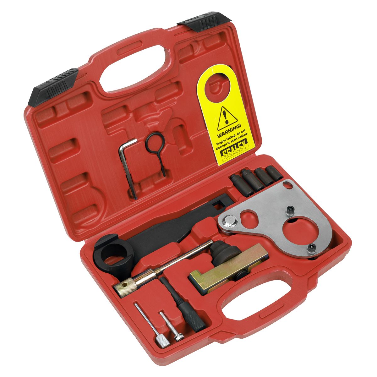 Sealey Diesel Engine Timing Tool Kit - for Renault, Mercedes, Nissan, GM 1.6D/2.0/2.3dCi/CDTi - Chain Drive - Image 1