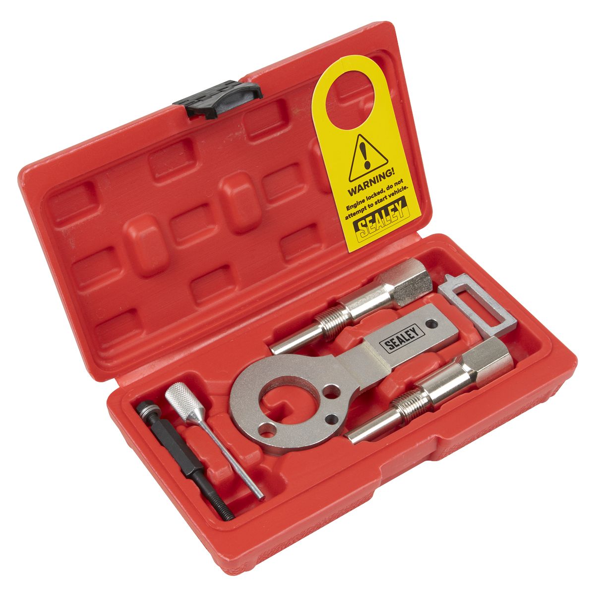 Sealey Diesel Engine Timing Tool Kit for GM, Saab 1.9D CDTi/TiD/TTiD, 2.0D CDTi - Belt Drive - Image 1
