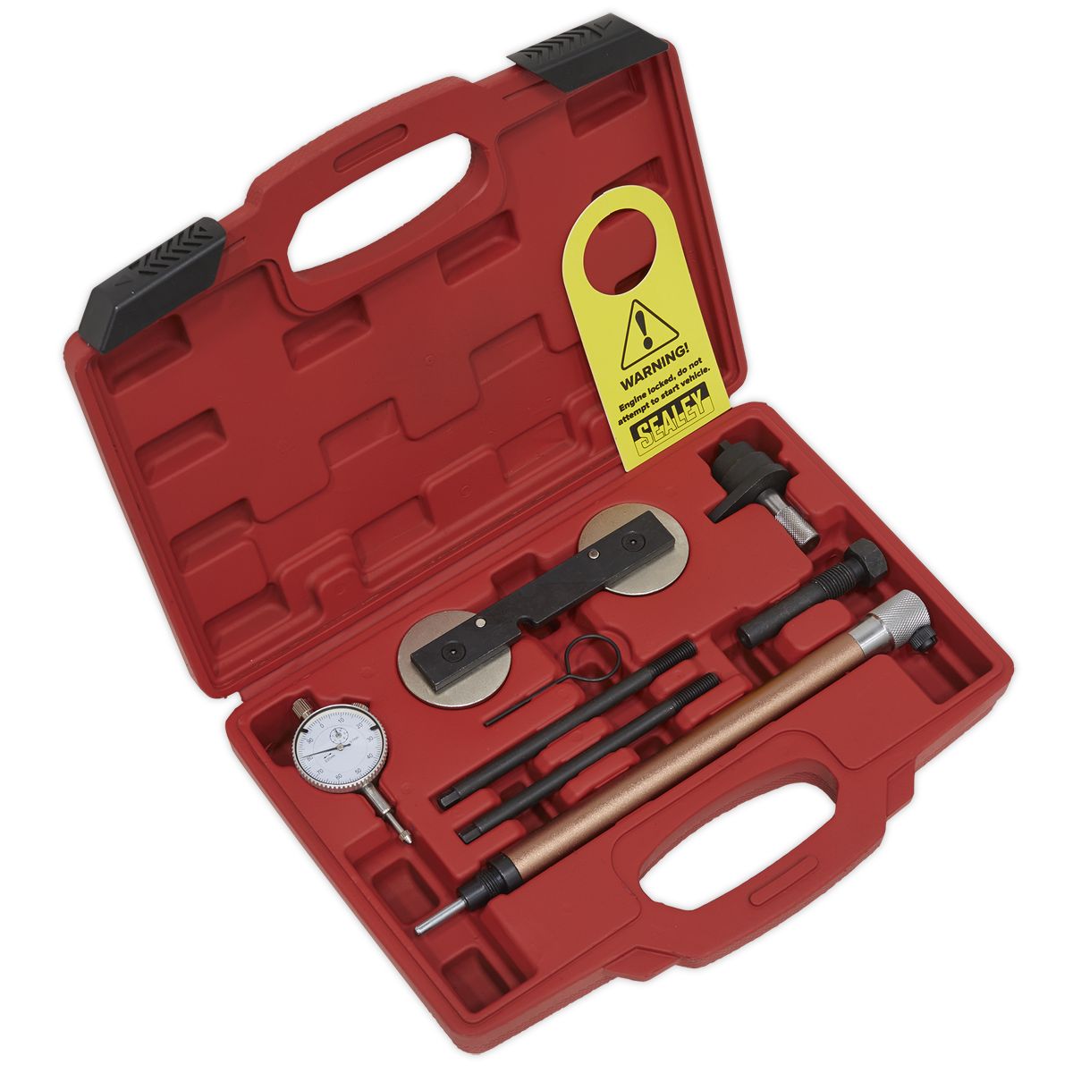Sealey Petrol Engine Timing Tool Kit - VAG 1.2, 1.4T FSi, 1.4/1.6 FSi - Chain Drive - Image 1
