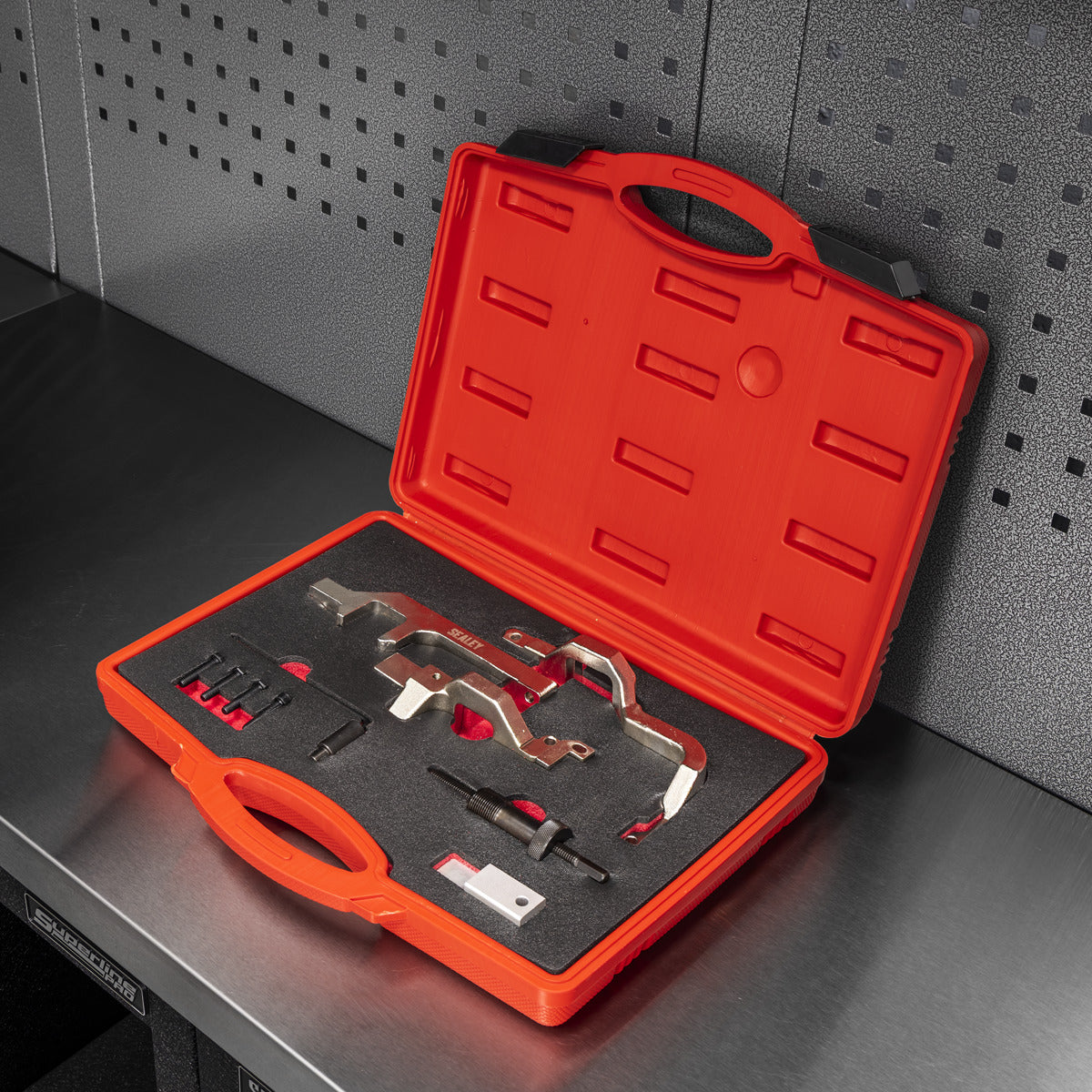Sealey Petrol Engine Timing Tool Kit - for BMW Mini, Citroen, Peugeot - Chain Drive VSE6131