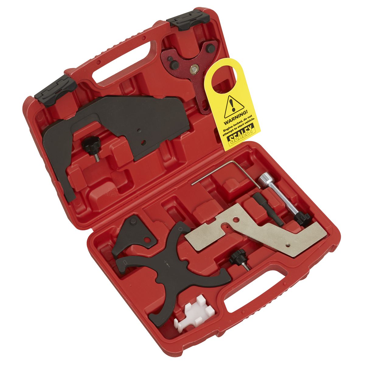 Sealey Petrol Engine Timing Tool Kit - for Ford, Volvo, Mazda 1.5, 1.6, 2.0 - Belt/Chain Drive - Image 1