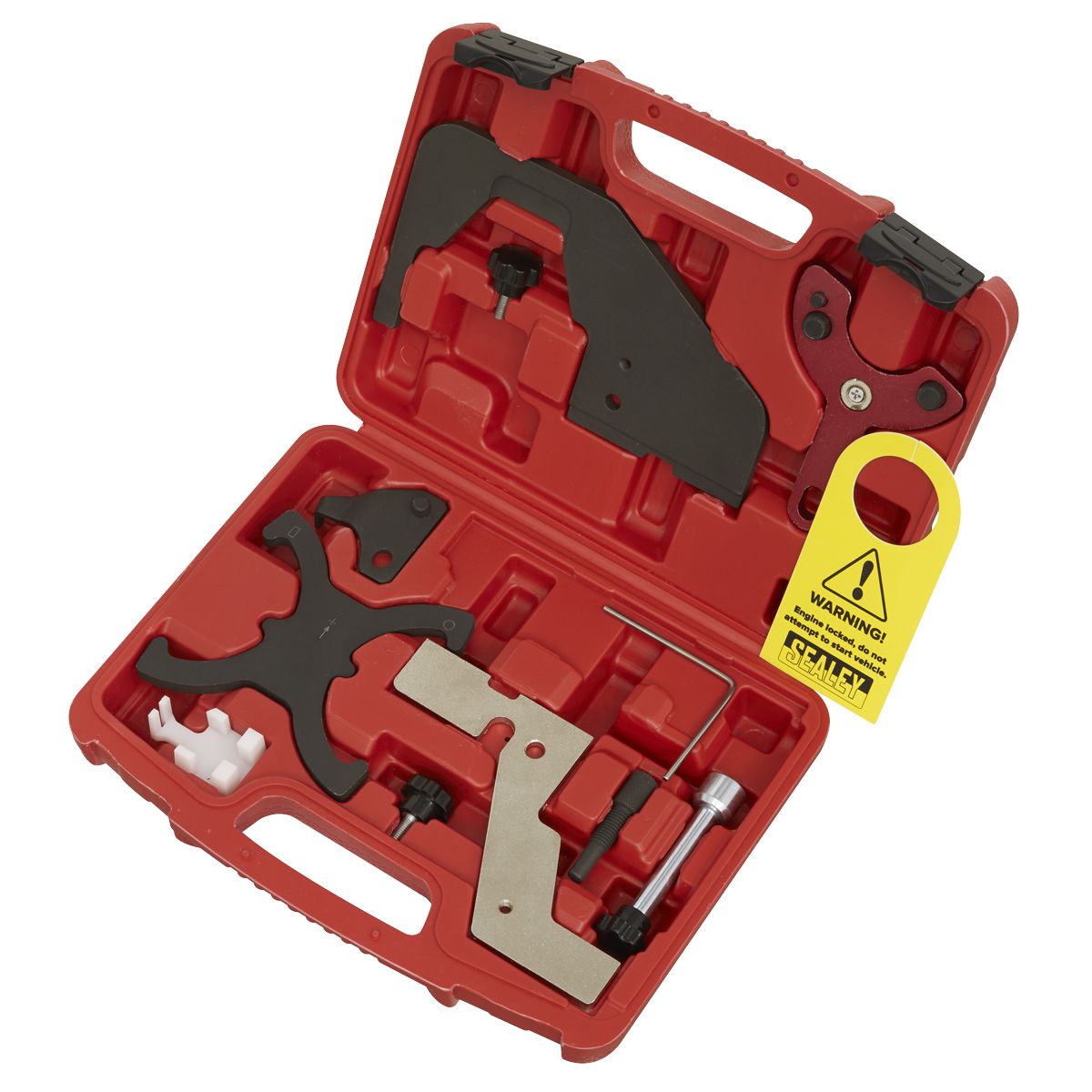 Sealey Petrol Engine Timing Tool Kit - for Ford, Volvo, Mazda 1.5, 1.6, 2.0 - Belt/Chain Drive - Image 2