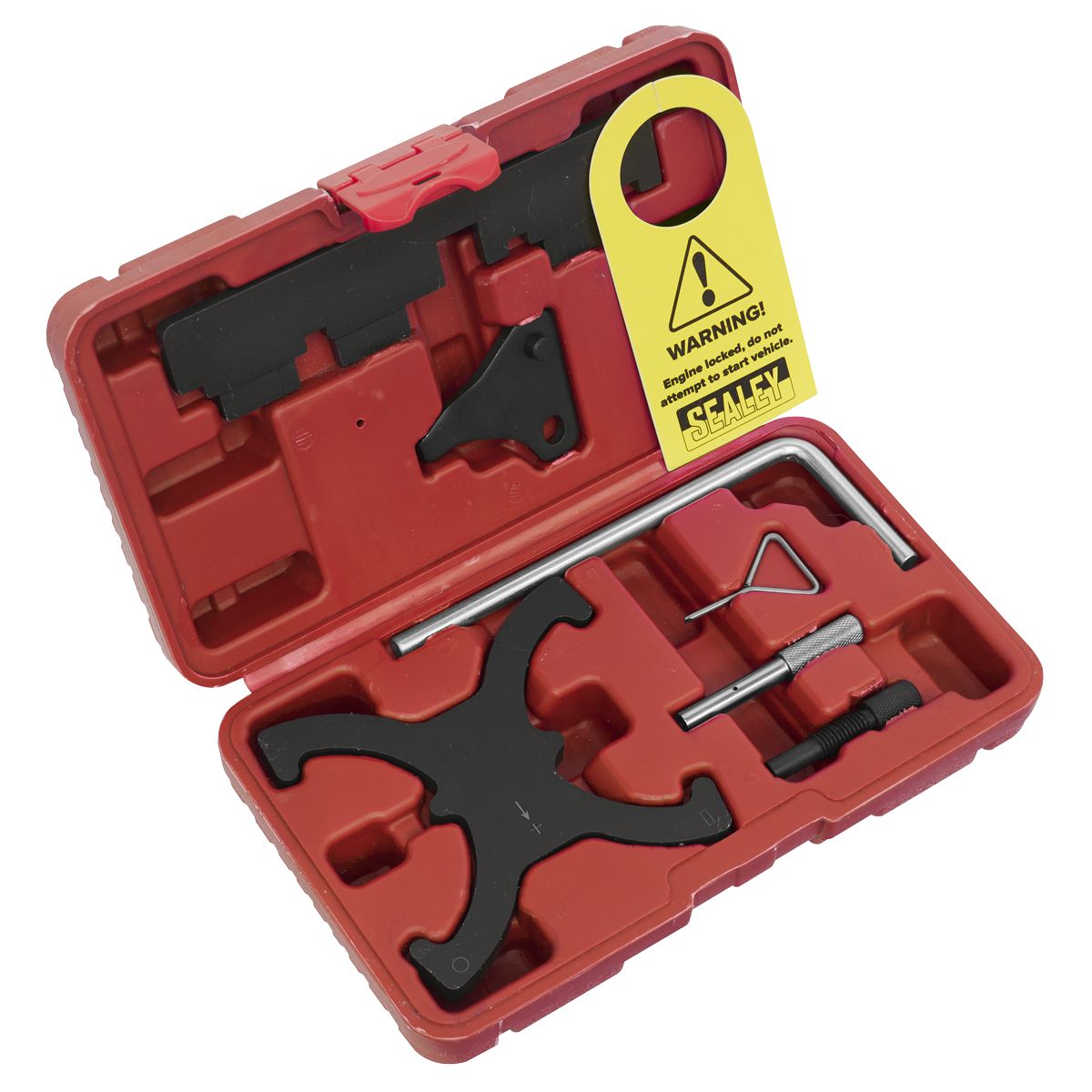 Sealey Petrol Engine Timing Tool Kit - for Ford, Volvo 1.6 EcoBoost & 2.0D/2.2D Belt Drive - Image 1