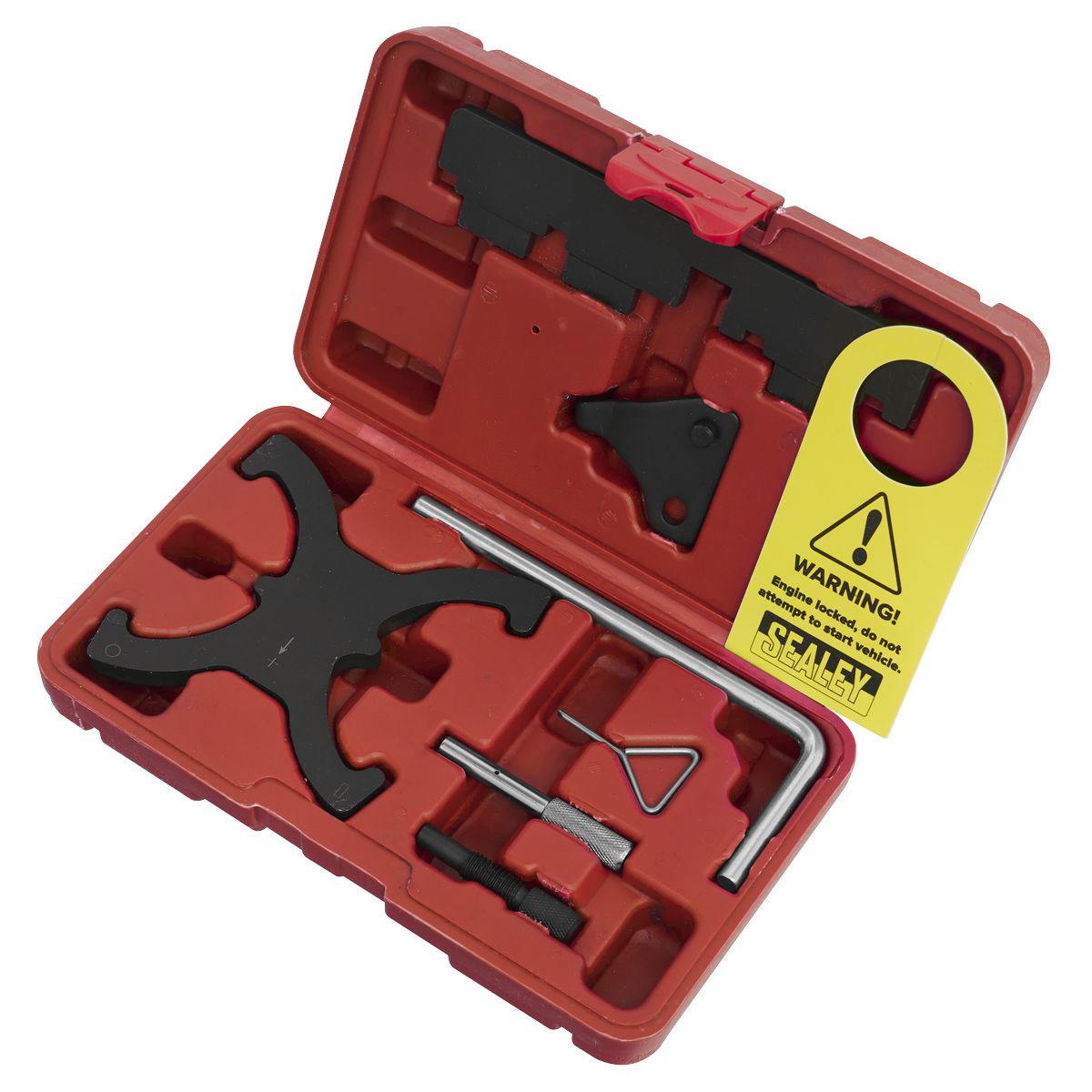Sealey Petrol Engine Timing Tool Kit - for Ford, Volvo 1.6 EcoBoost & 2.0D/2.2D Belt Drive - Image 2