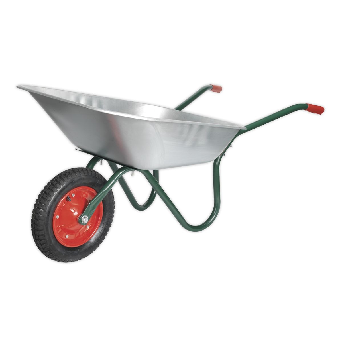 Sealey Wheelbarrow 65L Galvanized - Image 1