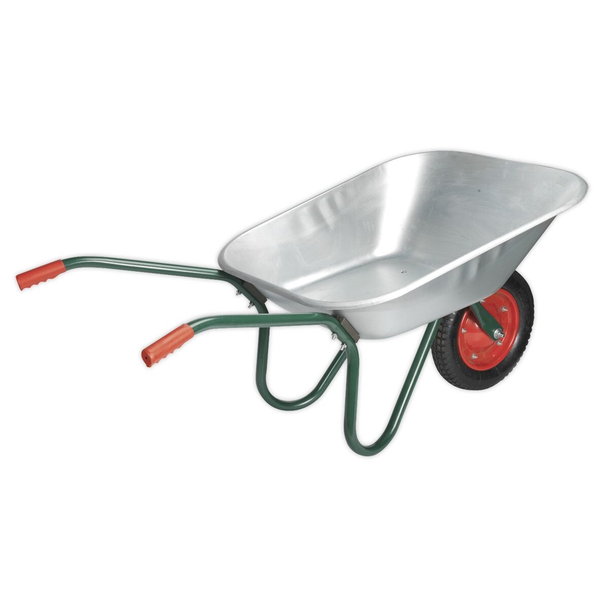 Sealey Wheelbarrow 65L Galvanized - Image 5