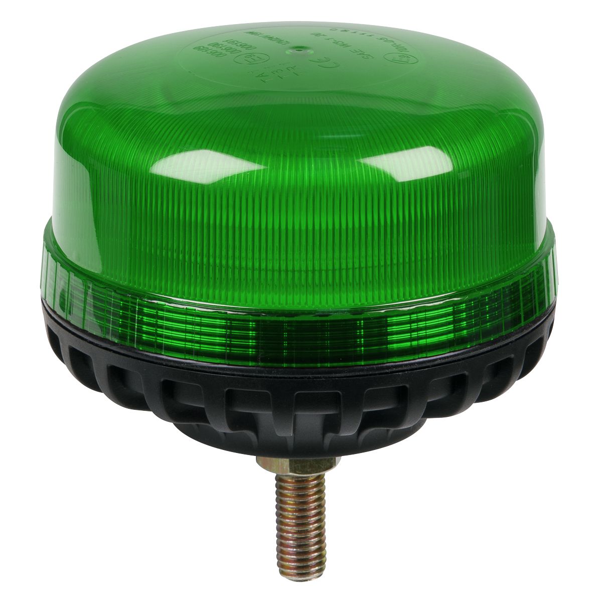 Sealey Warning Beacon with 12mm Bolt Fixing SMD LED 12/24V - Green - Image 1