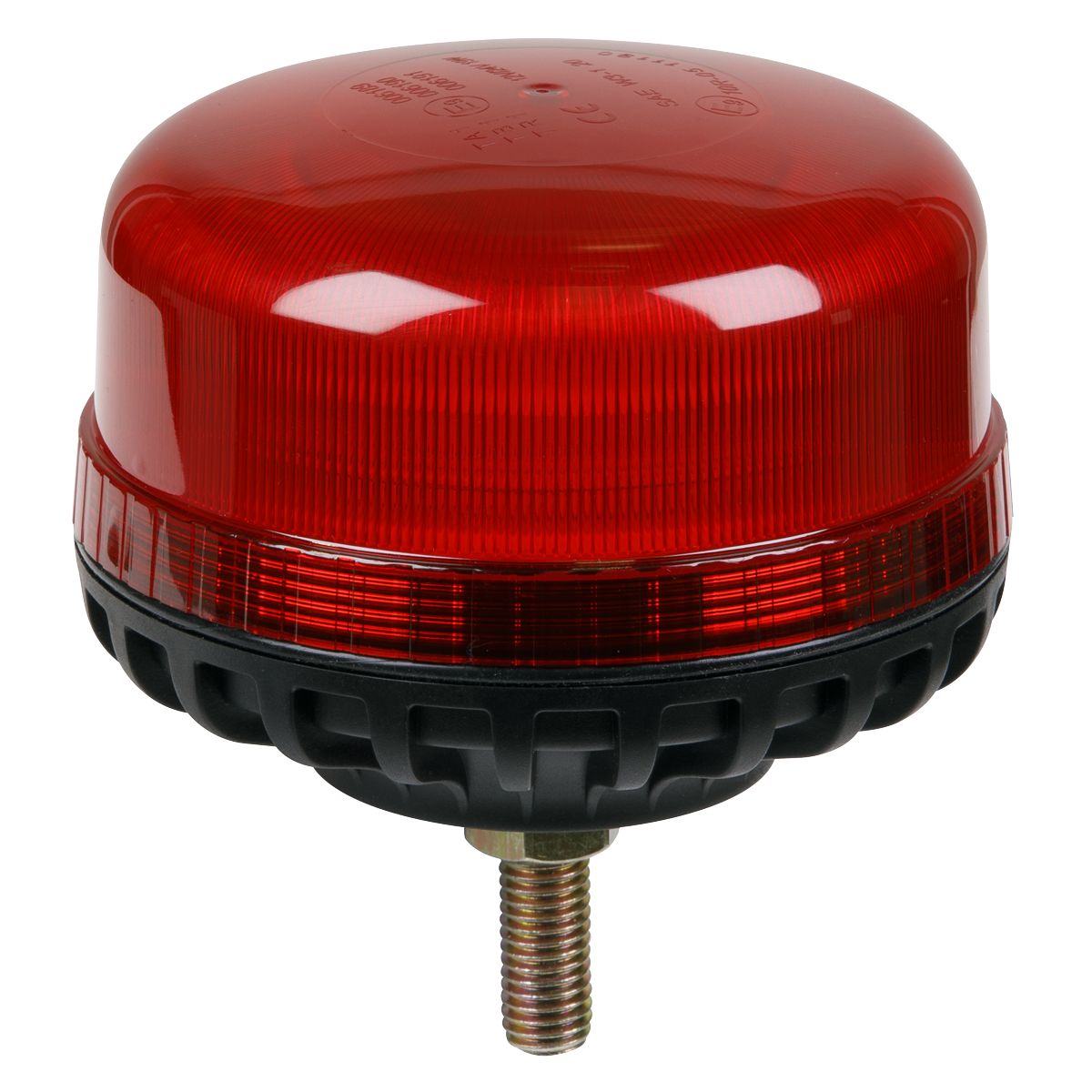 Sealey Warning Beacon with 12mm Bolt Fixing SMD LED 12/24V - Red - Image 1