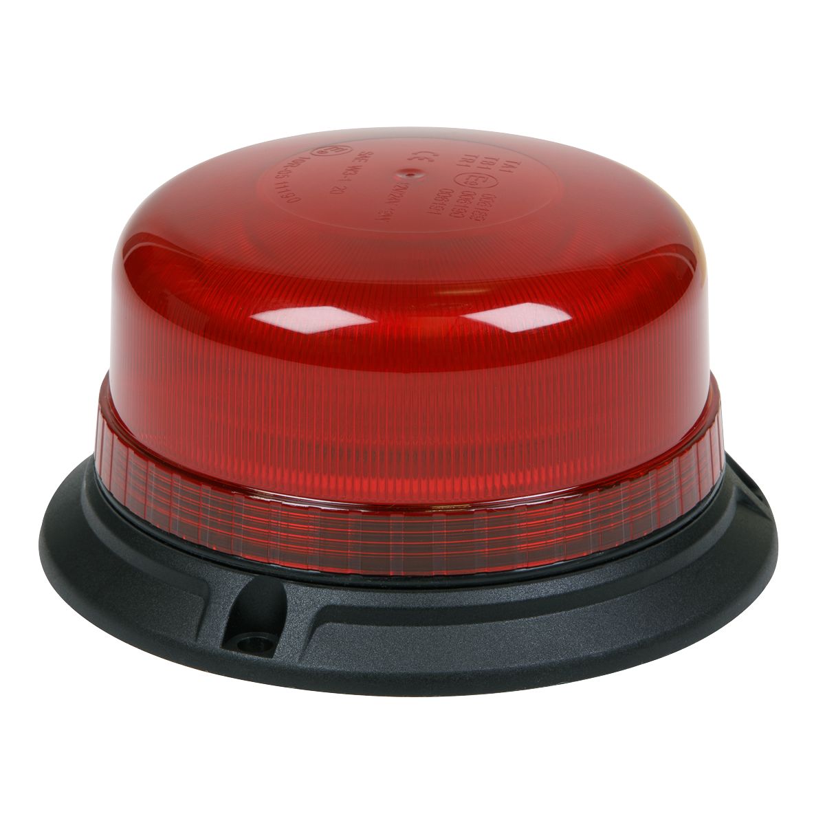 Sealey Warning Beacon with Bolt Fixing 3 x 6.5mm SMD LED 12/24V - Red - Image 1
