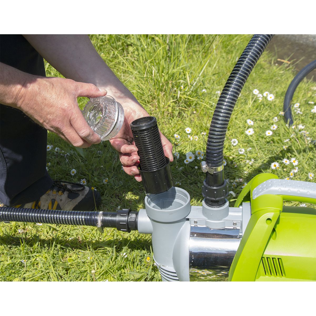 Sealey Surface Mounting Water Pump Stainless Steel 55L/min 230V - Image 4
