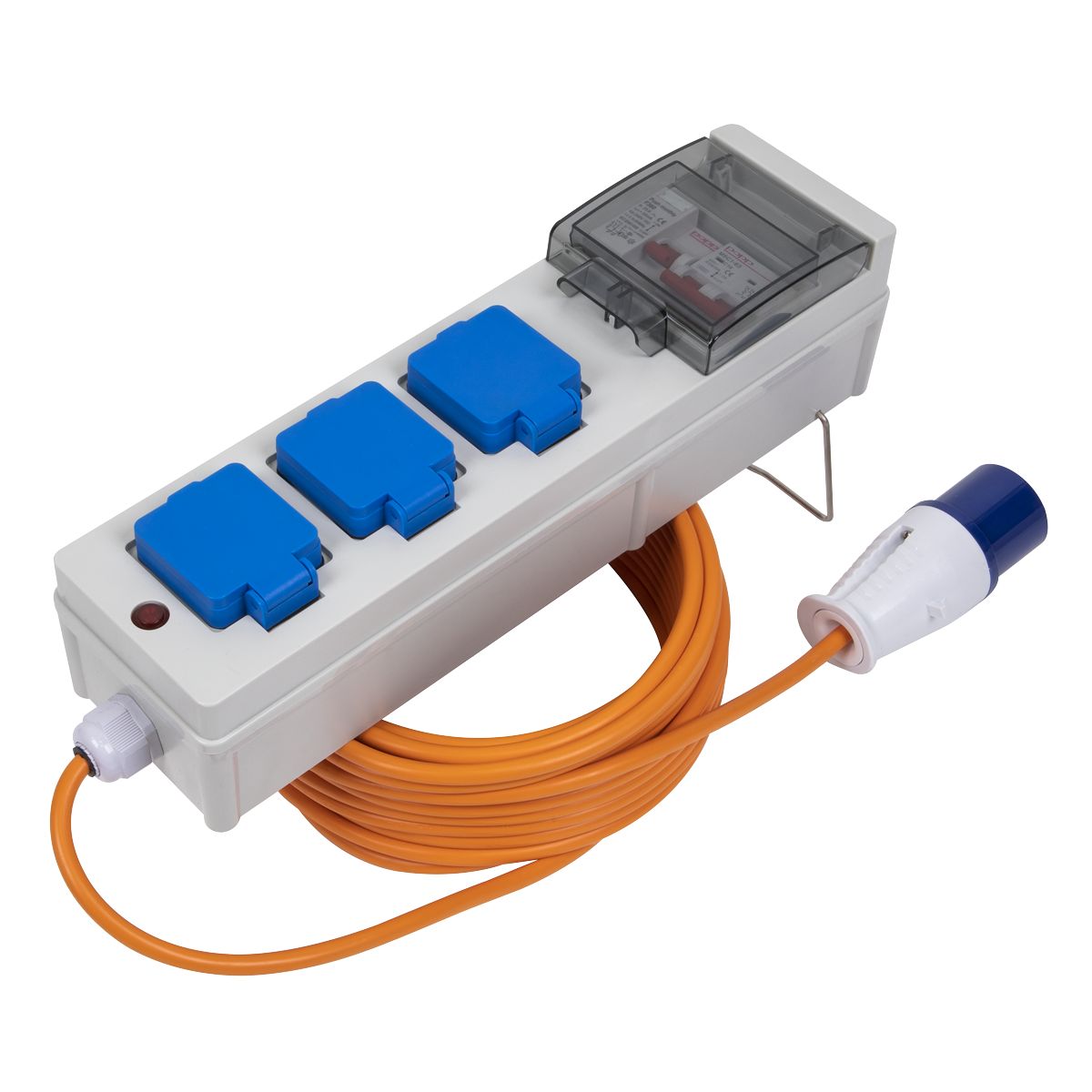 Sealey 15m Caravan & Camping Mains Unit with RCD - Image 1