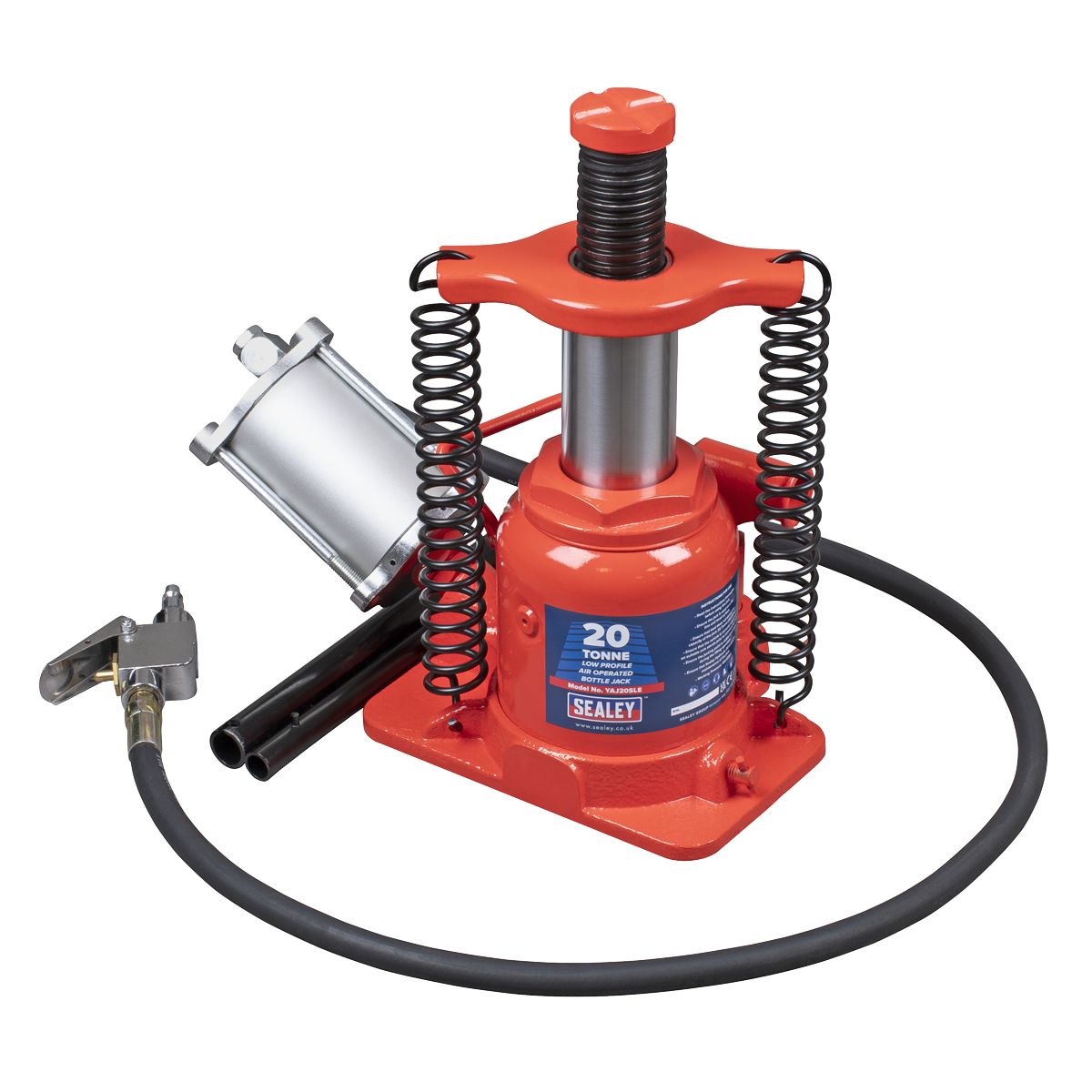 Sealey Low Profile Air Operated Hydraulic Bottle Jack 20 Tonne - Image 3