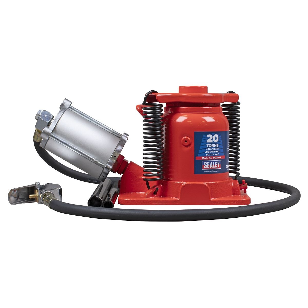 Sealey Low Profile Air Operated Hydraulic Bottle Jack 20 Tonne - Image 4