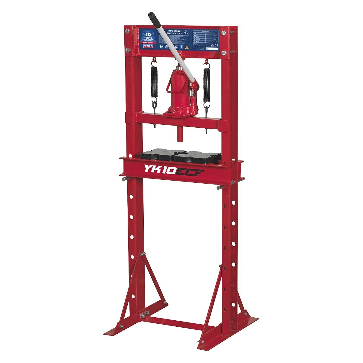 Sealey Hydraulic Floor Type Press 10 Tonne - Image 2
