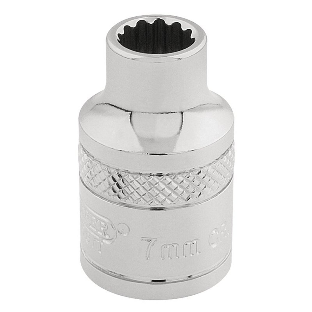 Draper Hi-Torq 12 Point Socket, 3/8" Sq. Dr., 7mm