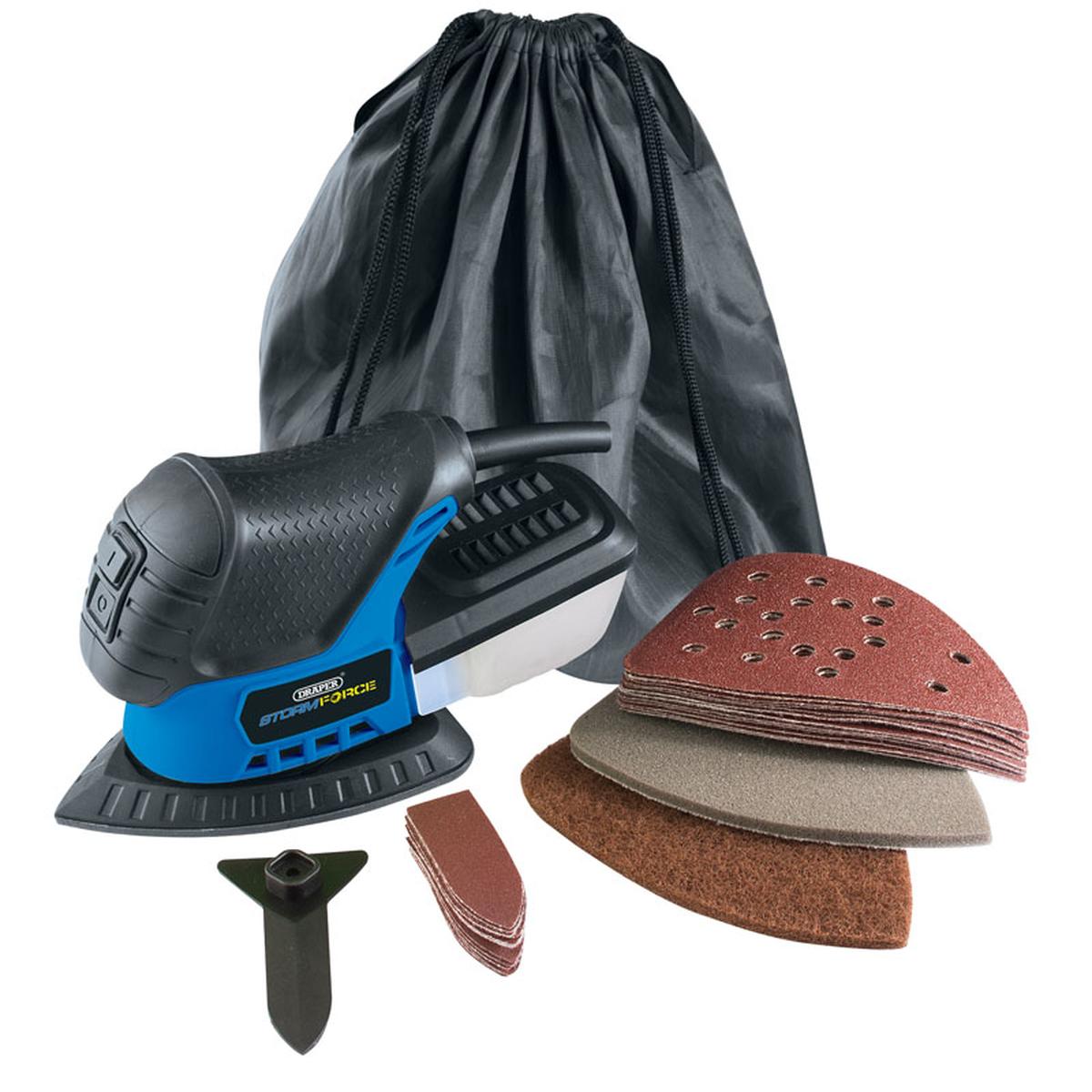 Draper Storm Force Tri-Base Detail Sander 75W