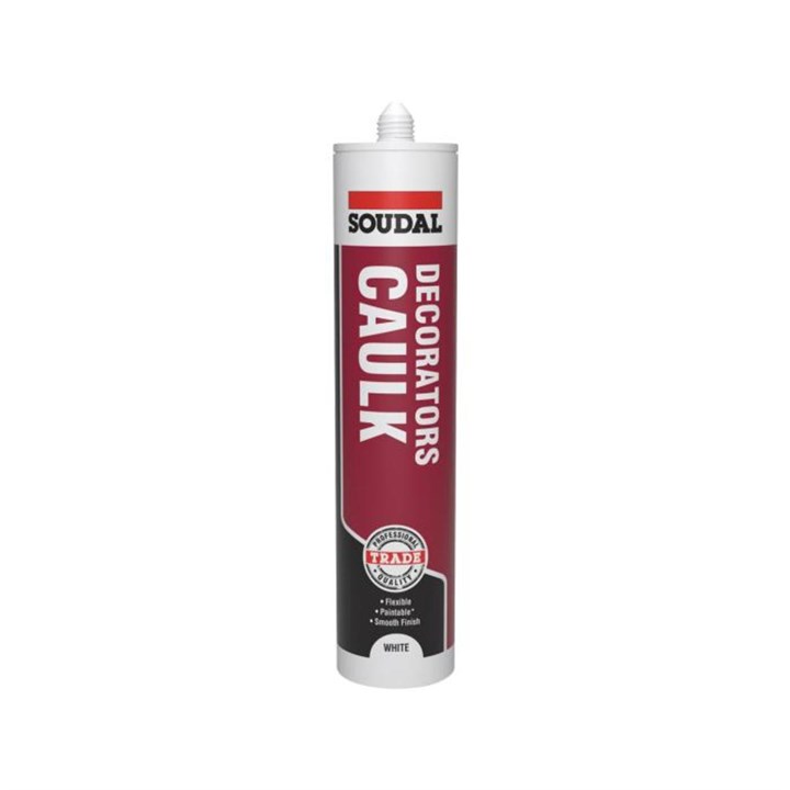 Soudal Decorators Caulk White (290ml) DKSD121638