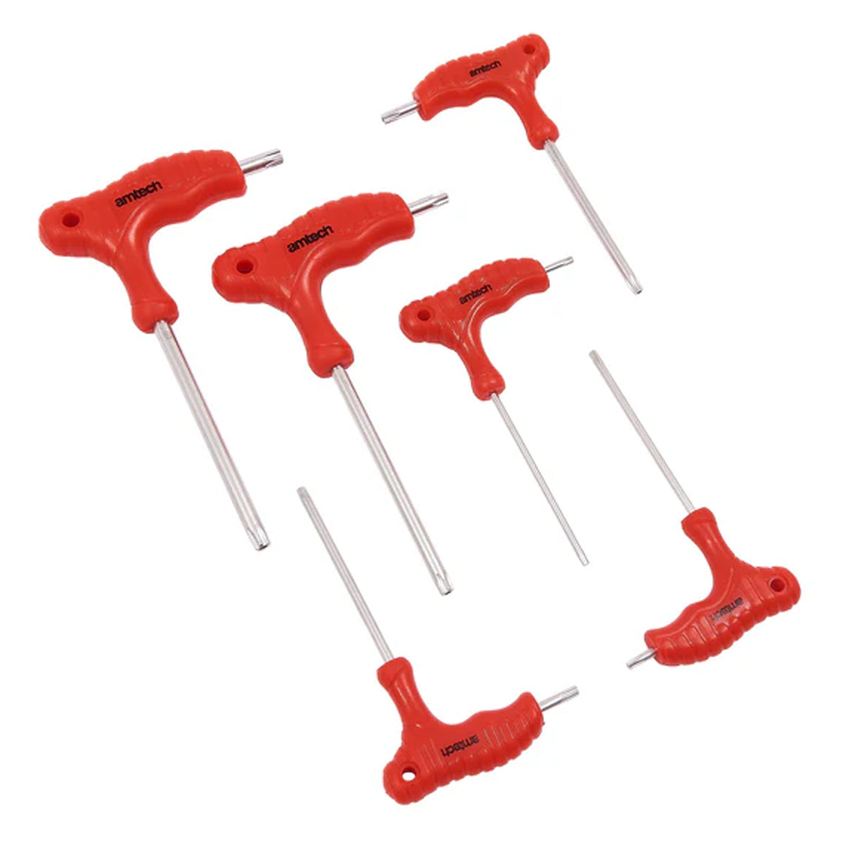 Amtech 6 Piece T-handle Torx key set L0750