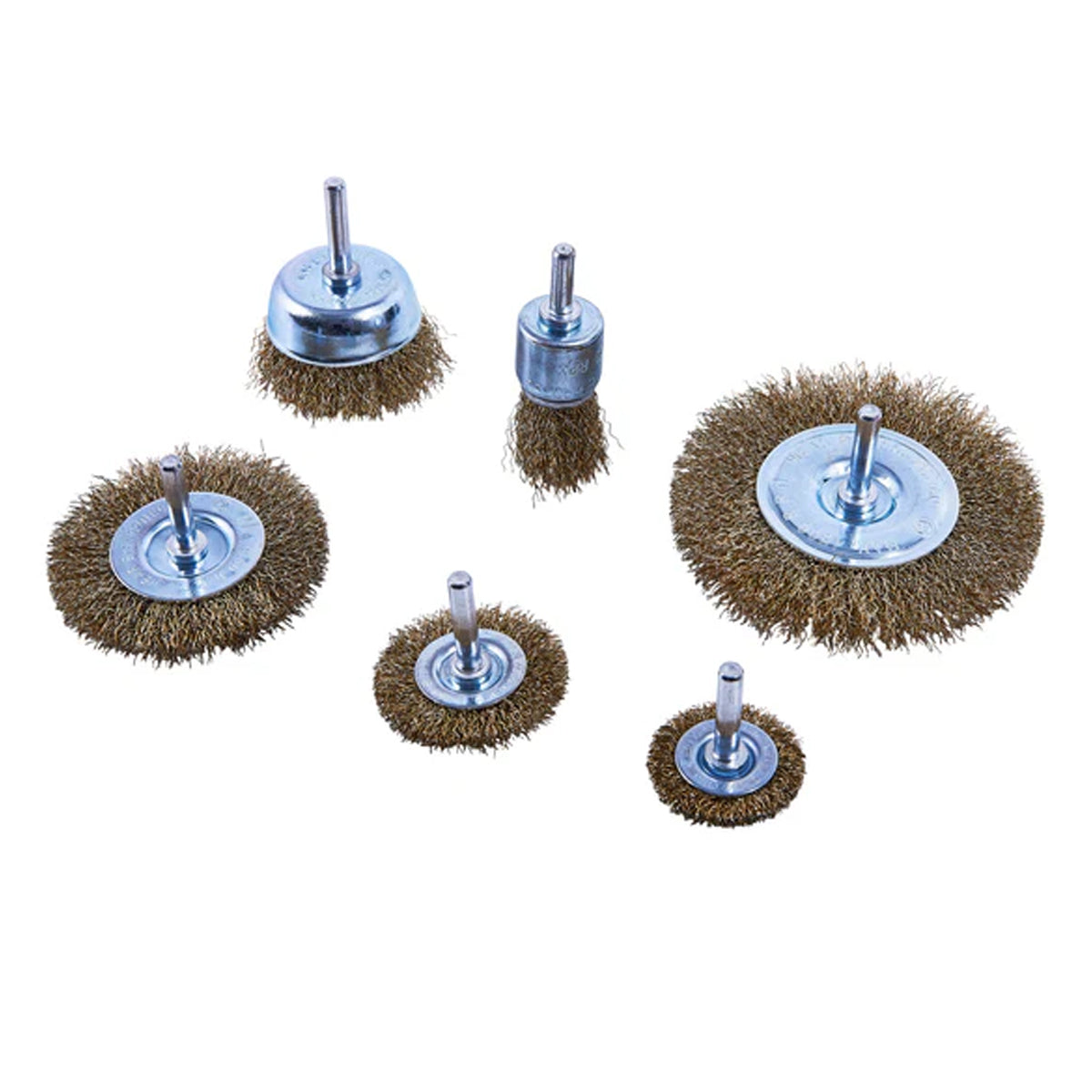Amtech 6 Piece wire wheel brush set F3500