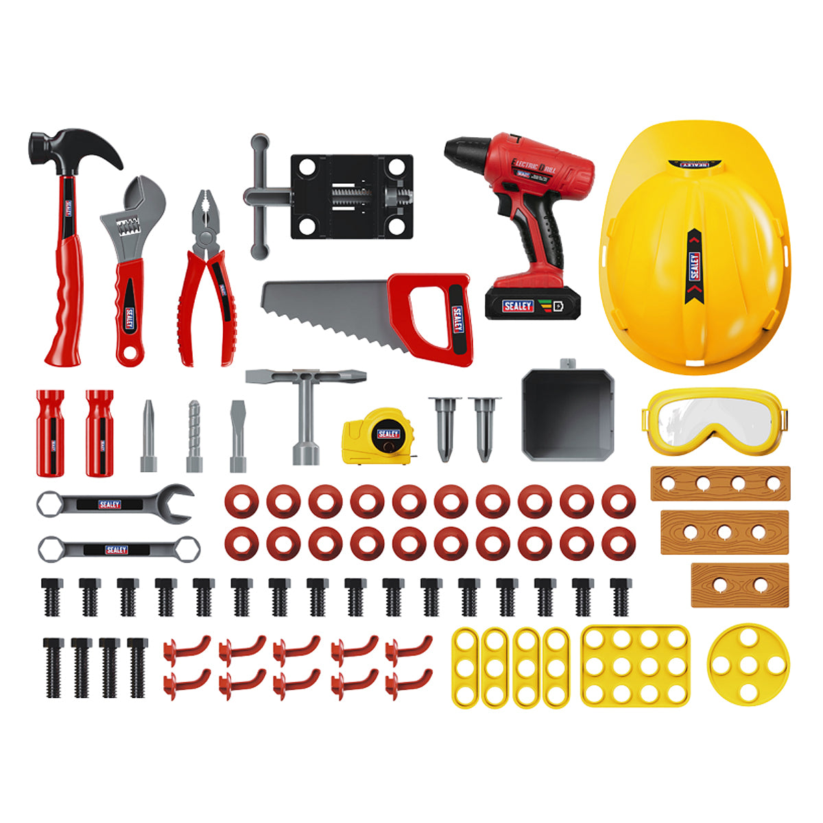 Sealey Junior Toy Tool Kit with Workbench 90pc JTK2