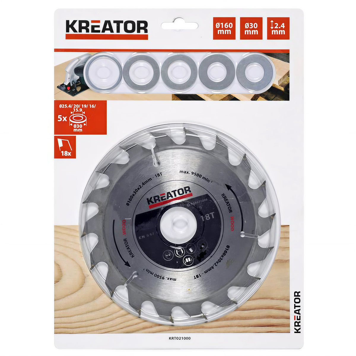 Kreator Circular Saw Blade 160 x 30 x 2,2mm KRT021000