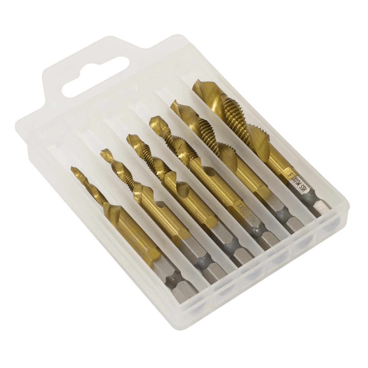 Sealey Combination Drill & Tap Bit Set 6pc AK3025