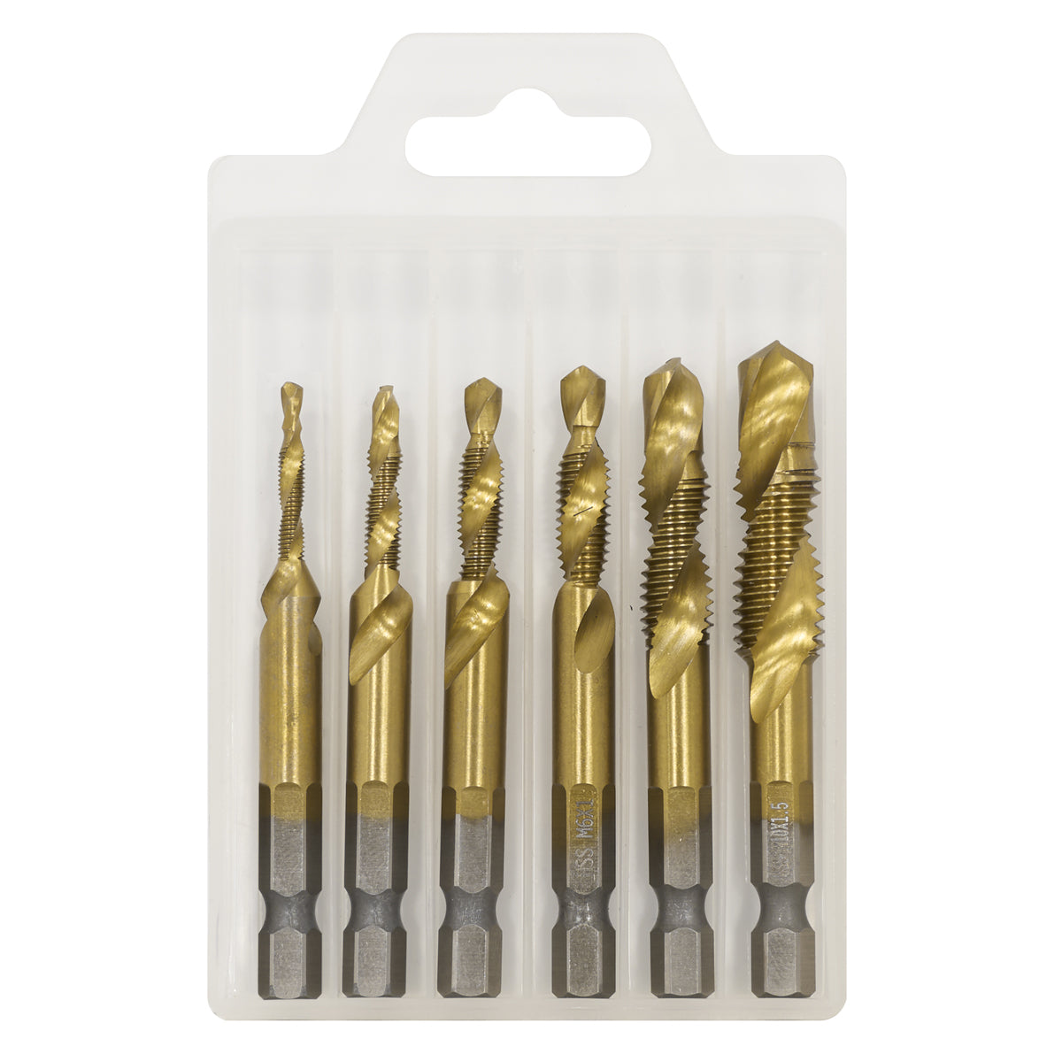 Sealey Combination Drill & Tap Bit Set 6pc AK3025