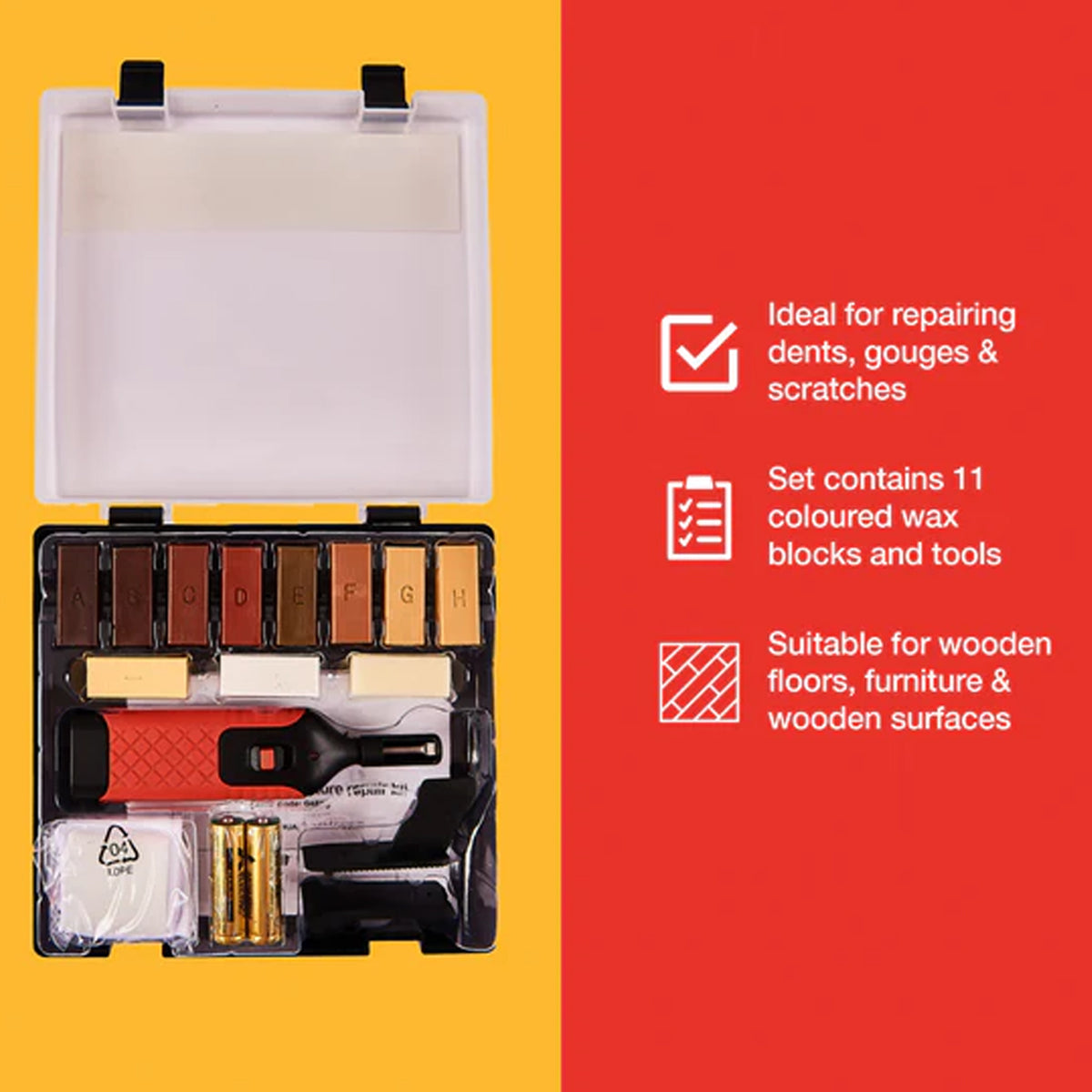 Amtech Laminate floor furniture repair kit G4210