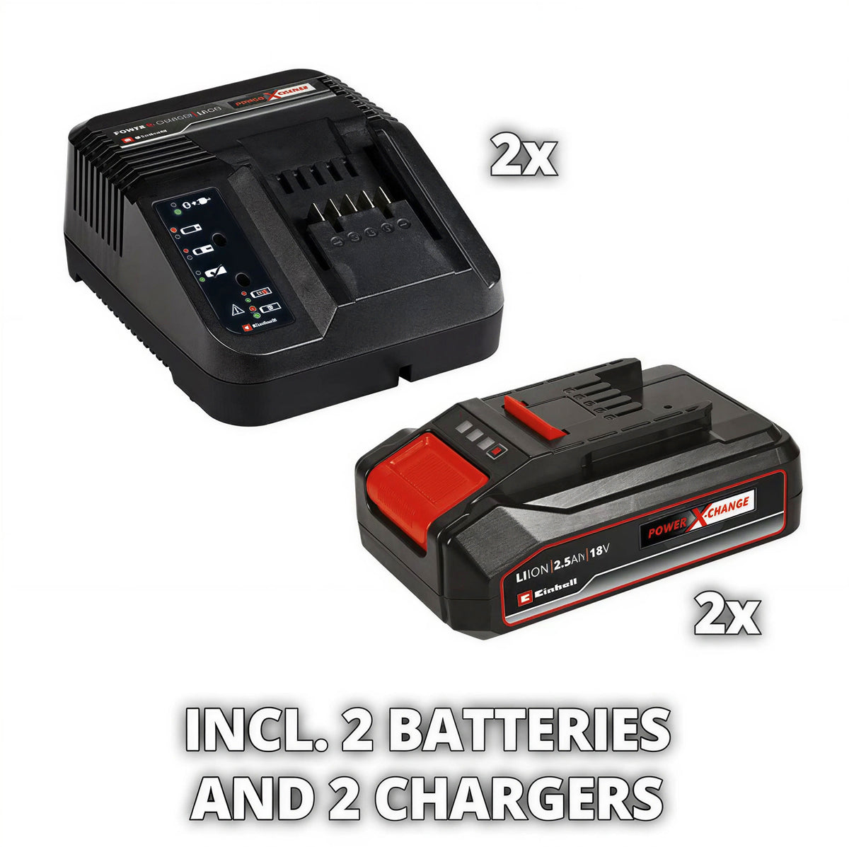 Einhell GE-CM 36/33 Li Power X-Change Lawn Mower 36V 2 x 2.5Ah Li-ion EINGECM3633K