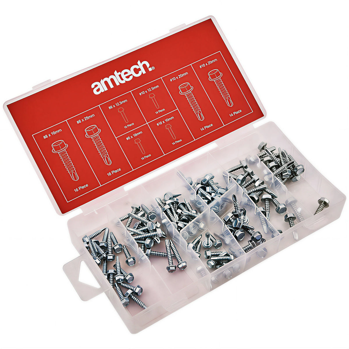 Amtech 120 Piece Self-Drilling Screw Set S6295