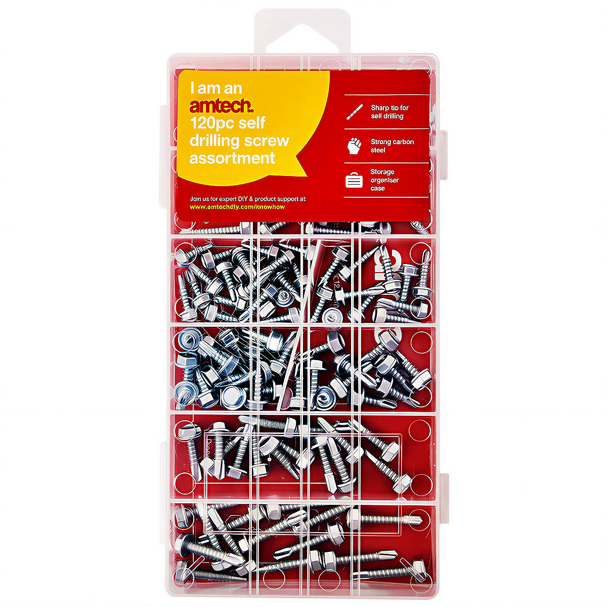 Amtech 120 Piece Self-Drilling Screw Set S6295