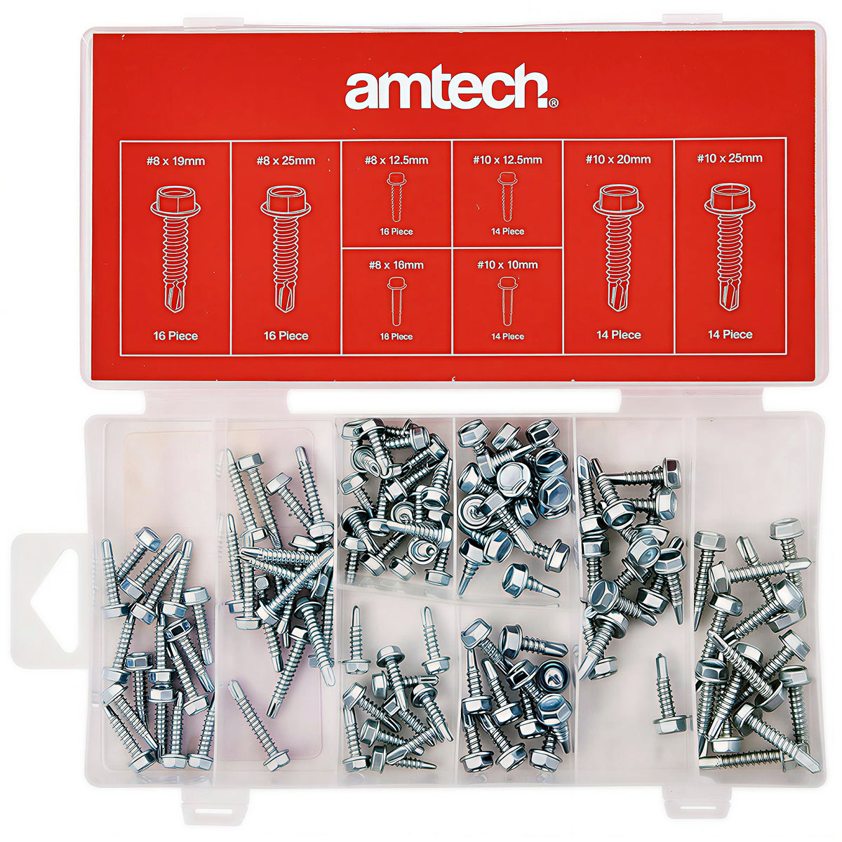 Amtech 120 Piece Self-Drilling Screw Set S6295