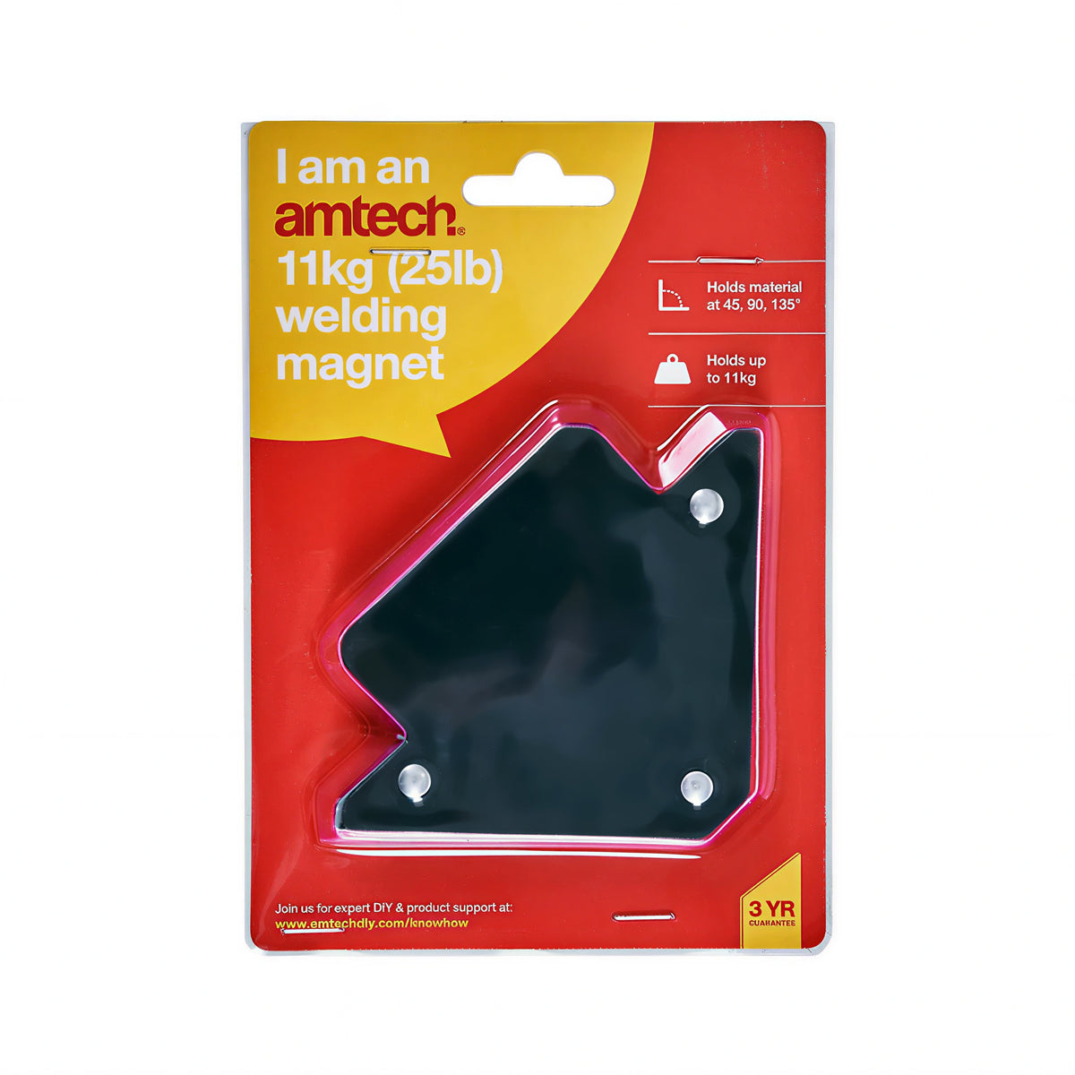 Amtech 11Kg (25Lb) Welding Magnet S4620