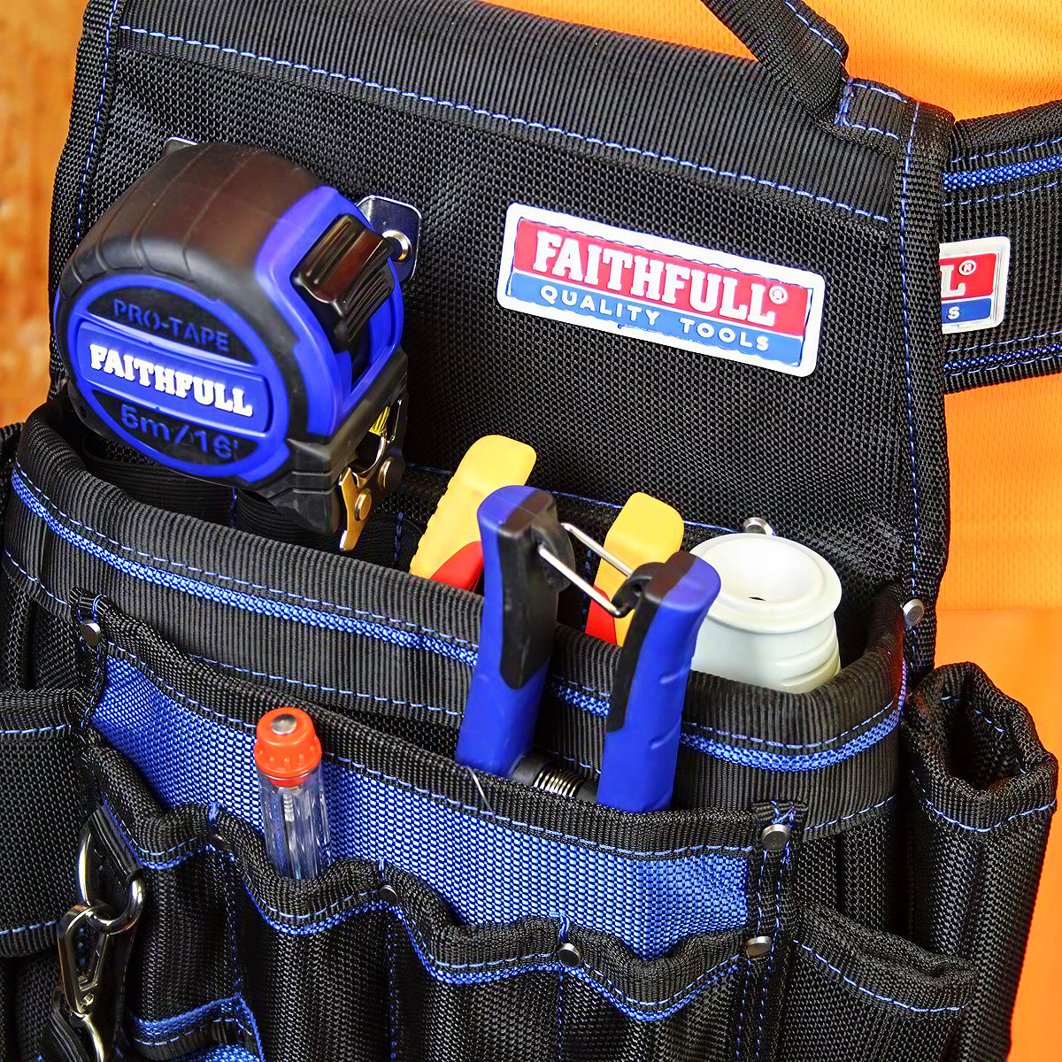 Faithfull Electricians Tool Pouch 2100D Nylon FAIEPN