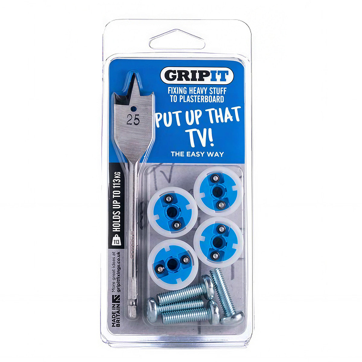 GRIPIT TV Kit Clam Pack GRPTVKIT