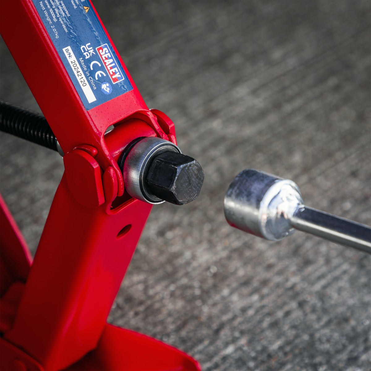 Sealey Heavy-Duty Scissor Jack 1 Tonne 57M